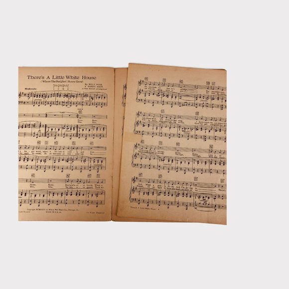 1926 Where The Red Roses Grow Lillian Dawson Henry Akst Vintage Sheet Music Weil - Picture 8 of 12